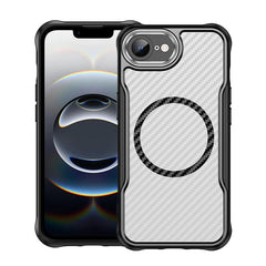 Carbon Fiber Texture MagSafe Translucent Phone Case, For iPhone 17e / 16e, For iPhone 17 Pro Max, For iPhone 17 Pro, For iPhone 17, For iPhone Air, For iPhone 16 Pro Max