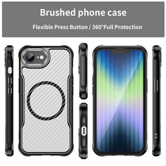 Carbon Fiber Texture MagSafe Translucent Phone Case, For iPhone 17e / 16e, For iPhone 17 Pro Max, For iPhone 17 Pro, For iPhone 17, For iPhone Air, For iPhone 16 Pro Max