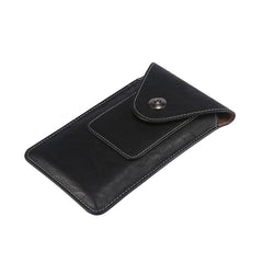 Elephant Texture Men Leisure Simple Universal Mobile Phone Waist Pack Leather Case with Card Slot, Suitable for 6.7-6.9 inch Smartphones, For iPhone 12 Pro Max