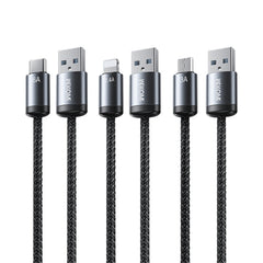 WK WDC-32i Raython Gen2 1m 2.4A USB to 8 Pin Fast Charging Data Cable, WDC-32i