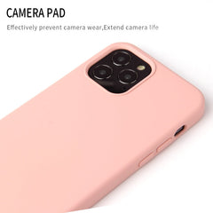 Solid Color Liquid Silicone Shockproof Protective Case, For iPhone 12 mini