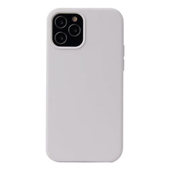 Solid Color Liquid Silicone Shockproof Protective Case, For iPhone 12 / 12 Pro