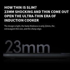 Original Xiaomi Mijia Smart Ultra-thin Induction Cooker 2100W Home Induction Cooker, Mijia Ultra-thin Induction Cooker