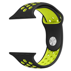 xDfind Two Color Silicone Sports Watch Band, For Apple Watch 46mm / 49mm / 45mm / 44mm, For Apple Watch 42mm / 41mm / 40mm / 38mm