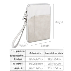 ND00S Felt Sleeve Protective Case Inner Carrying Bag, For 8 inch or Below Tablet, For 10 inch or Below Tablet, For 10.8 inch or Below Tablet