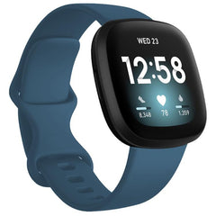 For Fitbit Versa 4 / Versa 3 / Sense2 / Sense xDfind Silicone Watch Band, S