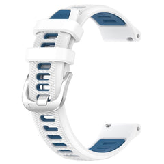 xDfind Sports Two-Color Steel Buckle Silicone Watch Band, For Garmin 22mm, For Garmin 18mm