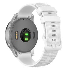 xDfind Small Plaid Solid Color Silicone Watch Band, 22mm For Forerunner 570 47mm/935/945/955
