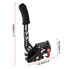 Car Universal USB Horizontal Drift Rally Racing Handbrake Lever Professional Gaming Peripherals for Racing Games G25/27/29 T500, HB031-BK