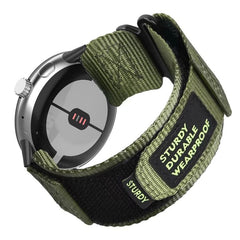 xDfind Quick Release Nylon Hook And Loop Fastener Buckle Watch Band, For Google Pixel Watch 4 / 3 45mm, For Google Pixel Watch 4 / 3 / 2 / 1 41mm