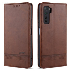 AZNS Magnetic Calf Texture Horizontal Flip Leather Case with Card Slots & Holder & Wallet, For Huawei Nova 7 SE, For Huawei Nova 7, For Huawei Enjoy 20, For Huawei Maimang 9