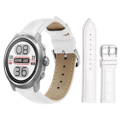 xDfind Bamboo Texture Pin Buckle Leather Watch Band, 20mm For COROS APEX 2 42mm / PACE 2