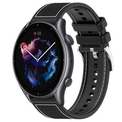xDfind Hybrid Nylon Braid Silicone Watch Band, 22mm For Amazfit GTR 4 / GTR 3 / GTR 3 Pro, 20mm For Amazfit GTS4 Mini / GTS 3 / GTS 2