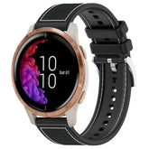 xDfind Hybrid Nylon Braid Silicone Watch Band, 20mm For Garmin?Venu / Venu 2 / SQ / SQ2