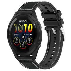 xDfind Hybrid Nylon Braid Silicone Watch Band, 22mm For Garmin Forerunner 570 47mm/935/945, 20mm For Garmin Forerunner 570 42mm/245/645, 20mm For Garmin?Vivomove?Sport/Vivoactive5/3, 22mm For Garmin Venu 3 / Vivoactive 4