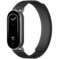 xDfind Flat Head Litchi Texture Magnetic Silicone Watch Band, 14mm, 18mm