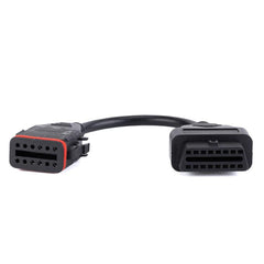 OBD Truck Diagnostic Cable for Komatsu / Cummins, 12 Pin to 16 Pin