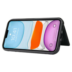 PU + TPU + PC Shockproof Back Cover Case with Card Slot & Holder, For iPhone 12 / 12 Pro, For iPhone 12 Pro Max, For iPhone XS / X, For iPhone XR