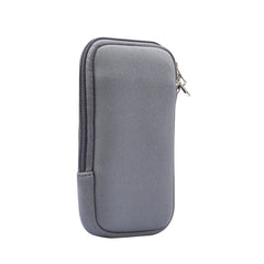 Universal Elasticity Zipper Protective Case Storage Bag with Lanyard For iPhone 12 Pro Max / 6.7-6.9 inch Smart Phones, For iPhone 12 Pro Max