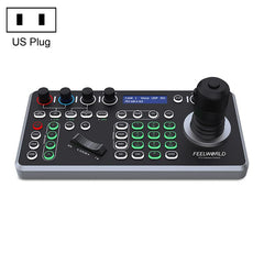 FEELWORLD KBC20 NDI PTZ Camera Controller Joystick Keyboard Control Multiple Control Protocol PoE Supported, EU Plug, US Plug, UK Plug, AU Plug
