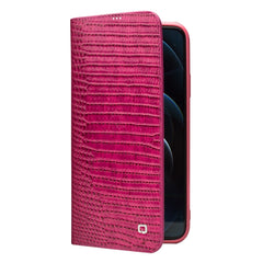 QIALINO Crocodile Texture Horizontal Flip Leather Case with Card Slots & Wallet, For iPhone 12 Pro Max