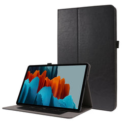 Crazy Horse Texture Horizontal Flip Leather Case with 2-folding Holder & Card Slot, For Samsung Galaxy Tab S8+ / Tab S8 Plus / Tab S7 FE / Tab S7+ / T970, For Samsung Galaxy Tab A7 (2020), For Samsung Galaxy Tab S8 / Galaxy Tab S7 / SM-870