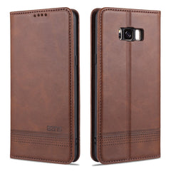 AZNS Magnetic Calf Texture Horizontal Flip Leather Case with Card Slots & Holder & Wallet, For Samsung Galaxy S8, For Samsung Galaxy S8+, For Samsung Galaxy S9, For Samsung Galaxy S9+