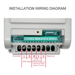 AT1-0450X 0.45KW 220V Single-phase Input Three-phase Output Inverter Motor Governor, AT1-0450X