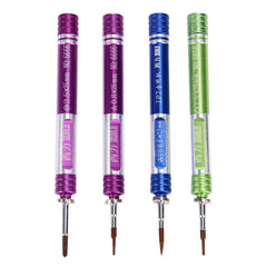 Appropriative Professional Screwdriver Repair Open Tool Kit with Leather Handbag For iPhone 7 & 7 Plus , 6666