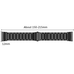 Three Beads Slingshot Buckle Solid Stainless Steel Watch Band for Fitbit Charge 4, Three Beads for Fitbit Charge 4