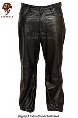 Men's Supreme Sheepskin Leather Pants | Premium Classic Fit | Soft & Comfortable