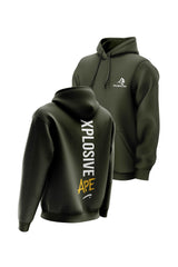 XAPE Graffiti Hoodie - Military Green
