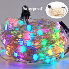 TNALANT 5V Bluetooth RGB Addressable LED Strip 2m Bedroom