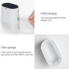 HE-K001 Hanging Neck Negative USB Rechargeable Ion Air Purifier Portable Household Formaldehyde Removal Portable Purifier