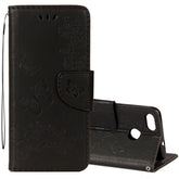 For Huawei P9 Lite Mini Vintage Embossed Floral Butterfly Pattern Horizontal Flip Leather Case with Card Slot & Holder & Wallet & Lanyard , For P9 Lite Mini