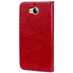For Huawei Y5 (2017) / Y6 (2017) Business Style Oil Wax Texture Horizontal Flip Leather Case with Holder & Card Slots & Hand Strap, For Huawei Y5 (2017) / Y6 (2017), For Huawei Y5 (2017)