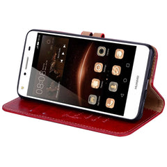 For Huawei Y5 (2017) / Y6 (2017) Business Style Oil Wax Texture Horizontal Flip Leather Case with Holder & Card Slots & Hand Strap, For Huawei Y5 (2017) / Y6 (2017), For Huawei Y5 (2017)