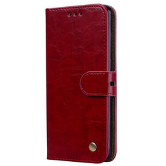 Business Style Oil Wax Texture Horizontal Flip Leather Case for Huawei P30, with Holder & Card Slots & Wallet, For Huawei P30