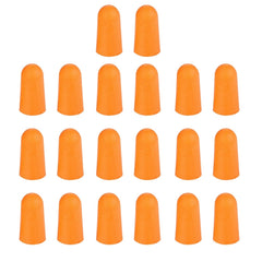 Ten Pairs Non-toxic Orange Soft Memory Foam Material Earplug for Sleeping