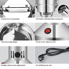 Stainless Steel Electric Grinder Universal Grinding Machine, Grinding Machine