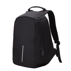 Multi-Function Large Capacity Travel Anti-theft Security Casual Backpack Laptop Computer Bag with External USB Charging Interface for Men / Women, Size: 42 x 29 x 14 cm, Black, Grey, Blue, Purple