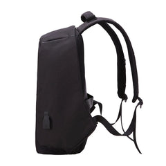 Multi-Function Large Capacity Travel Anti-theft Security Casual Backpack Laptop Computer Bag with External USB Charging Interface for Men / Women, Size: 42 x 29 x 14 cm, Black, Grey, Blue, Purple