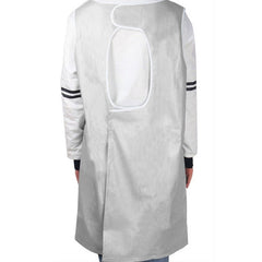 Sleeveless Pet Apron Beauty Gown Pet Grooming Beautician Smock Waterproof Clothing Pet Store Aprons,M, Length: 93cm, Size:M Color:Silver