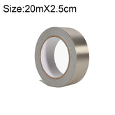 Plain Weave Double-sided Conductive Cloth Adhesive Cloth Single Sided Adhesive EMI Shielding Button Repairs, Size: 20m x 2.5cm, Size: 20m x 2.5cm