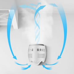 Portable Adjustable Mini USB Charging Air Convection Cycle Desktop Electric Fan Air Cooler, Support 2 Speed Control