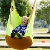 Adult and Children All-cotton Canvas Swing Outdoor Swing Frame Hanging Hammock, Size: 55*75*145cm, Random Color Delivery, Door Frame Horizontal Bar Installation