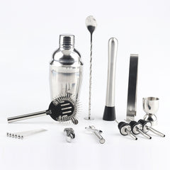 18 in 1 Cocktail Shaker Tools Setwith Acrylic Mount, , Capacity: 750ml, 750ml