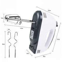 KN007364 100W Household Seven-speed Adjustable Handheld Electric Egg Beater, EU Plug, KN007364