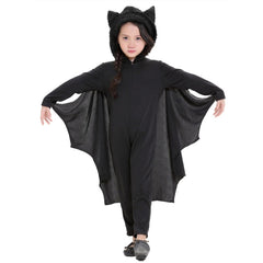 Halloween Costume Children Jumpsuit Bat Style Cosplay Costumes Stage Suit Size:S, Suggested Height:105-115cm, Size: S Children