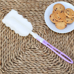 10 PCS Removable Handle Sponge Cleaning Cup Brushes Wash Cup Brush for Glass Milk Bottle / Coffee Cup / Glass Cup, Size: 25.5x6cm, Random Color Delivery, Cup Brush